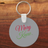 Porte-clés Marie Connaissait Noël (Recto)
