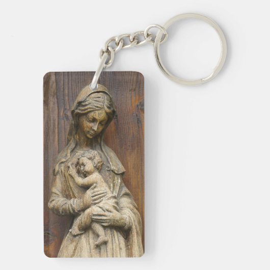 Porte-clés Marie Et Bébé Jésus (Dos)