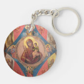 Porte-clés Marie, Jésus et les Anges (Dos)
