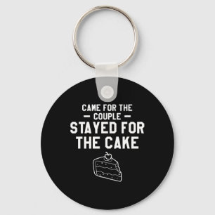 Porte-clés Marié Pour Le Couple Resté Pour Le Gâteau De Maria