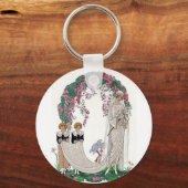 Porte-clés Mariée Art déco (Recto)