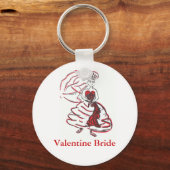 Porte-clés Mariée de la Saint Valentin (Recto)