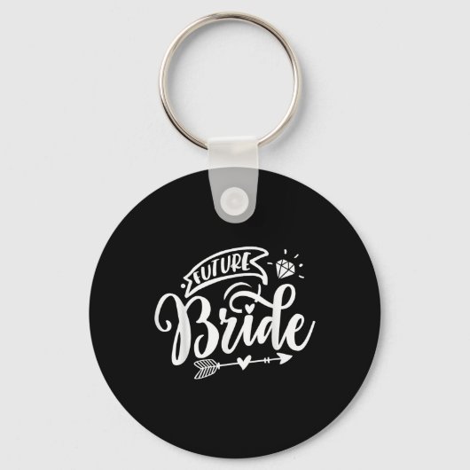 Porte-clés Mariée future (Recto)