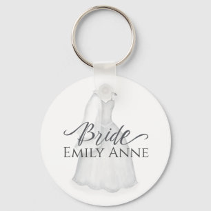 Porte-clés Mariée Jolie Personnalisée Vintage Beauté Personna