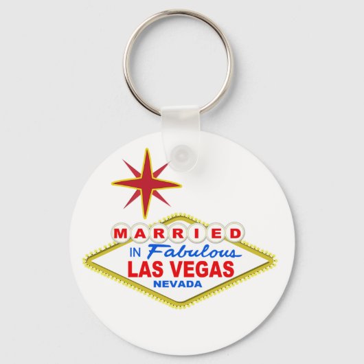 Porte-clés Mariés à Las Vegas (Recto)