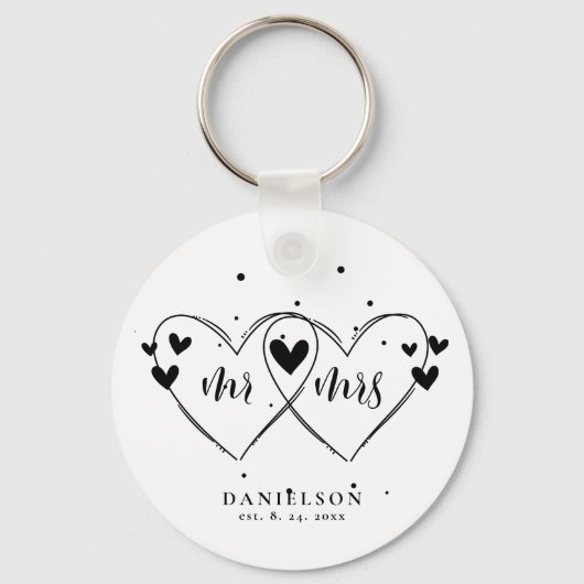 Porte-clés Mariés tout neuf Mariage (Recto)