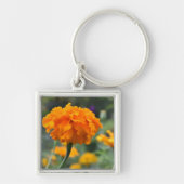 Porte-clés Marigold Orange Fleur Nature Jardin photographique (Devant)