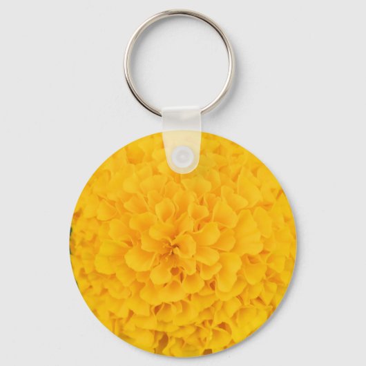 Porte-clés Marigold - Porte - clé de fleurs jaunes (Recto)