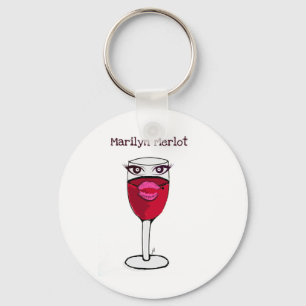 PORTE-CLÉS MARILYN MERLOT...VINS IMPRIMÉS PAR JILL