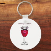 PORTE-CLÉS MARILYN MERLOT...VINS IMPRIMÉS PAR JILL (Recto)