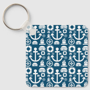 Porte-clés Marin de la marine Élément motif marin