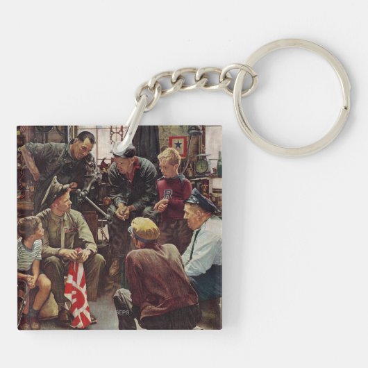 Porte-clés Marine (Dos)