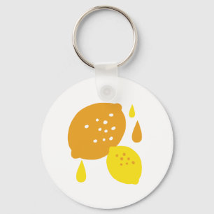 Porte-clés Marine Blue Lemon Art - Refresh Citrus Design