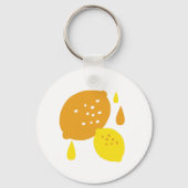 Porte-clés Marine Blue Lemon Art - Refresh Citrus Design (Verso)