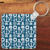 Porte-clés Marine Élément motif de mer (Verso)