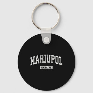 Porte-clés Mariupol Ukraine Conception Sport Vintage