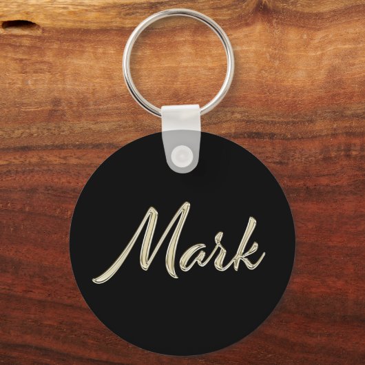 Porte-clés Mark Whitegold Button (Recto)