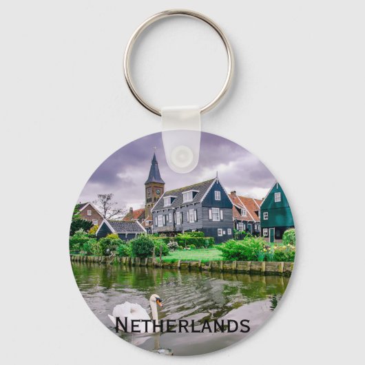 Porte-clés Marken, village hollandais à Pays-Bas (Recto)