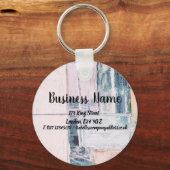 Porte-clés Marketing de nom d'entreprise personnalisé (Recto)