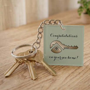 Porte-clés Marketing immobilier Whispering Sage Gold Key