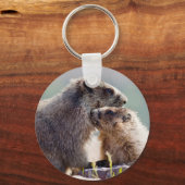 Porte-clés Marmotte mère avec bébé (Recto)