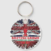 Porte-clés Maroc Royaume-Uni Royaume-Uni British Tree (Verso)