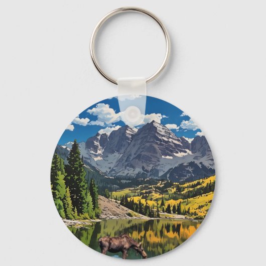 Porte-clés Maroon bells (Recto)