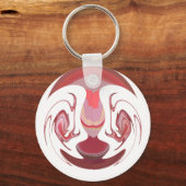 Porte-clés Maroon Majesty : Rustic Radiance Texté Africain (Recto)