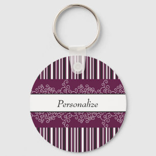 Porte-clés Maroon Stripes et Curies