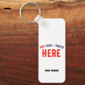 PORTE-CLÉS MARQUE BLANCHE MODERNE ET PERSONNALISABLE VÉRIFIÉE (Recto)