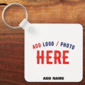 PORTE-CLÉS MARQUE BLANCHE MODERNE ET PERSONNALISABLE VÉRIFIÉE (Recto)