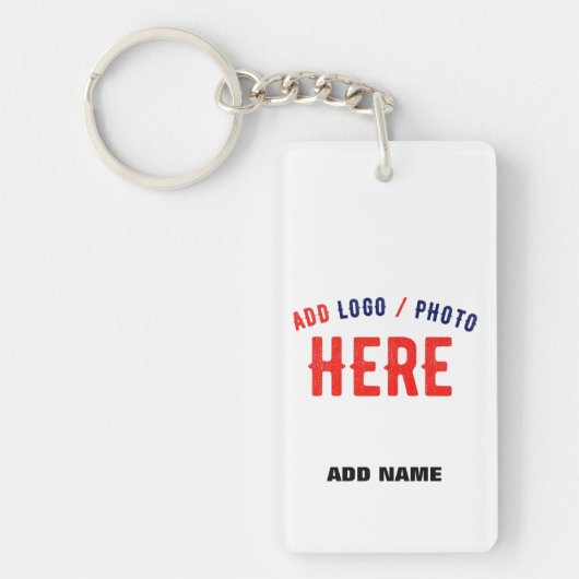 PORTE-CLÉS MARQUE BLANCHE MODERNE ET PERSONNALISABLE VÉRIFIÉE (Devant)