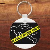 Porte-clés Marque de la scène de crime (Recto)