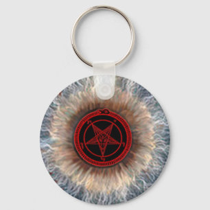 PORTE-CLÉS MARQUE DE L'EYEBALL DU DIABLE
