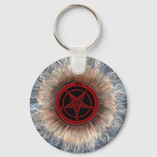 PORTE-CLÉS MARQUE DE L'EYEBALL DU DIABLE (Recto)
