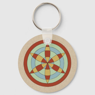 Porte-clés Marque de sortie Suffolk Hexafoil (Daisy Wheel)