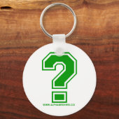 Porte-clés Marque d'interrogation verte (Recto)
