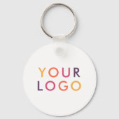 Porte-clés Marque du logo de l'entreprise (Recto)