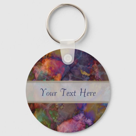 Porte-clés Marque Peacock Ore Chalcopyrite (Recto)