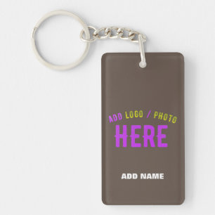 PORTE-CLÉS MARQUE VÉRIFIÉE DE CAFÉ MODERNE ET PERSONNALISABLE