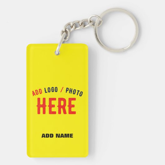 PORTE-CLÉS MARQUE VÉRIFIÉE JAUNE CLAIR ET MODERNE (Dos)