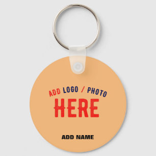 PORTE-CLÉS MARQUE VÉRIFIÉE ORANGE PERSONNALISÉE ET MODERNE