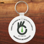 Porte-clés Marques à skis | Identité officielle de l'entrepri (Recto)