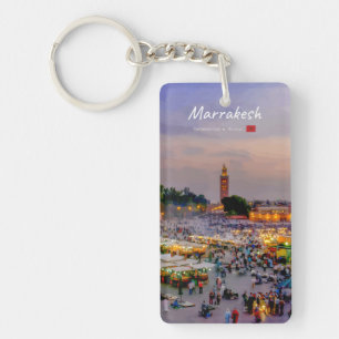 Porte-clés Marrakesh, Maroc - Place Jemaa el Fnaa Slim