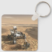 Porte-clés Mars 2020 Rover Sur La Surface De Mars. (Dos)