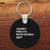 Porte-clés Mars Équipe de Caroline du Nord Bysketbyll (Recto)