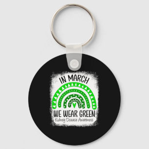 Porte-clés Mars Nous Portons Green Kidney Maladie Sensibilisa