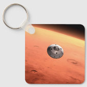 Porte-clés Mars Science Laboratory approchant Mars. (Recto)