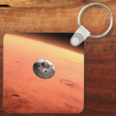 Porte-clés Mars Science Laboratory approchant Mars. (Verso)