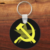 Porte-clés Marteau jaune soviétique et faucille (Recto)